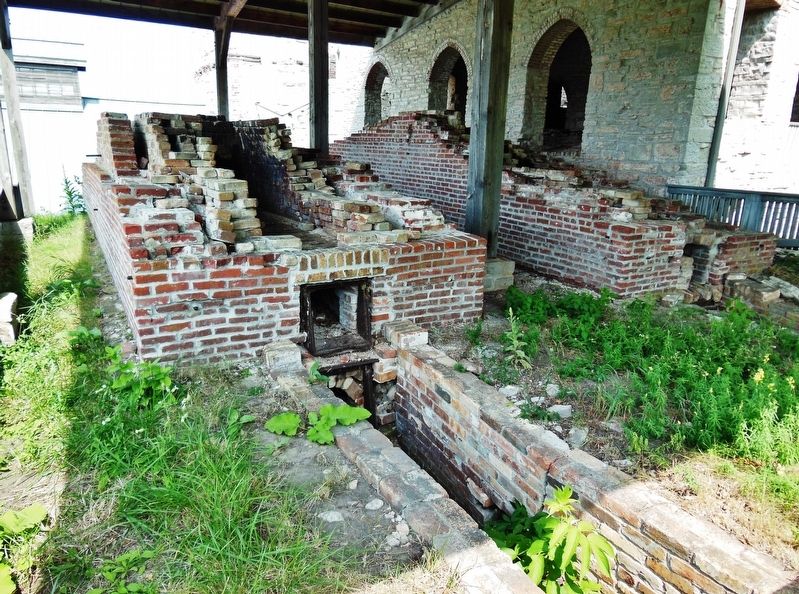 Blast Oven Ruins (<i>on west side of upper furnace complex</i>) image. Click for full size.