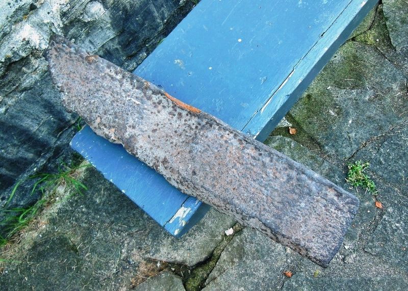 Pig Iron (<i>on display beside casting room</i>). Click for full size. Pig Iron (<i>on display beside casting room</i>) image. Click for full size.