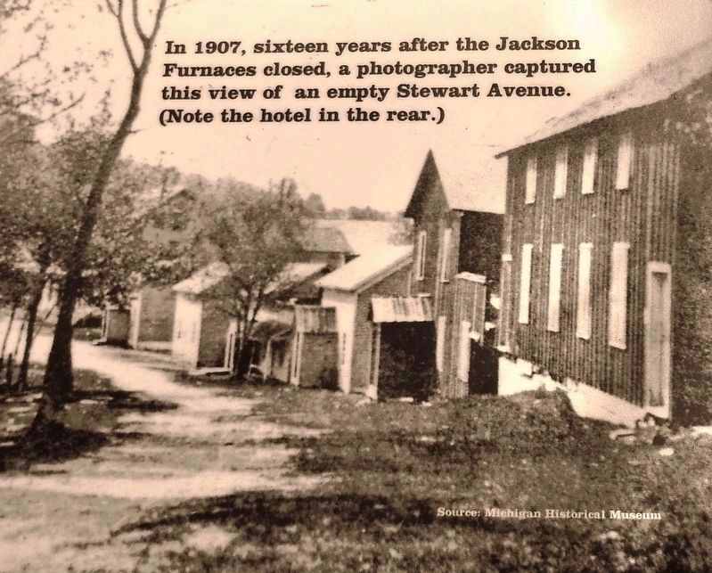 Marker detail: Stewart Avenue, 1907. Click for full size. Marker detail: Stewart Avenue, 1907 image. Click for full size.
