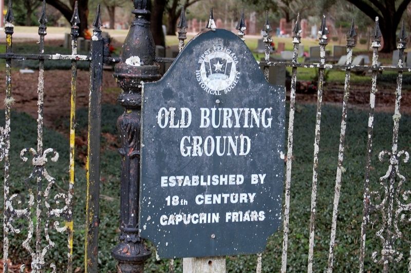 Old Burying Ground Marker. Click for full size. Old Burying Ground Marker image. Click for full size.