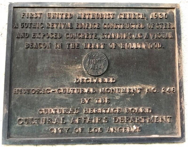 United Methodist Church Marker image. Click for full size.