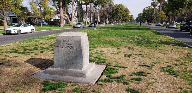 Fresno Traction Company Marker image. Click for full size.