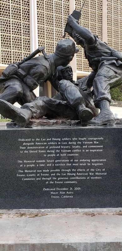 Lao Hmong American War Memorial. Click for full size. Lao Hmong American War Memorial image. Click for full size.