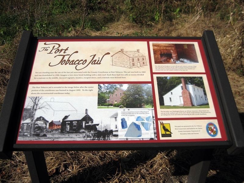 Port Tobacco Jail Marker. Click for full size. Port Tobacco Jail Marker image. Click for full size.