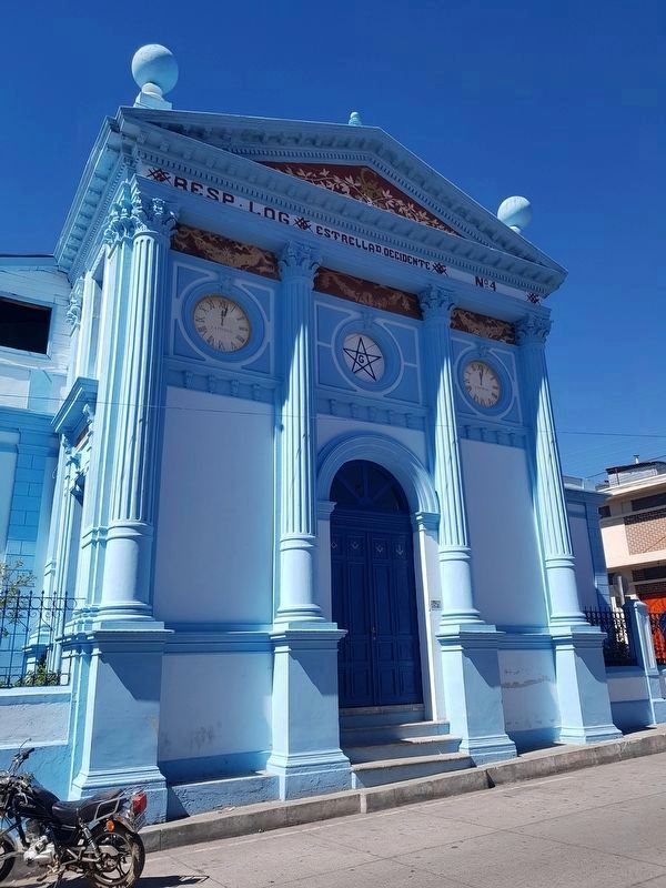 Nearby Masonic Lodge mentioned in the marker text. Click for full size. Nearby Masonic Lodge mentioned in the marker text image. Click for full size.