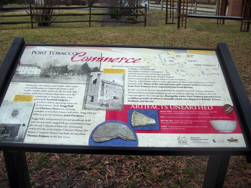 Port Tobacco Commerce Marker. Click for full size. Port Tobacco Commerce Marker image. Click for full size.
