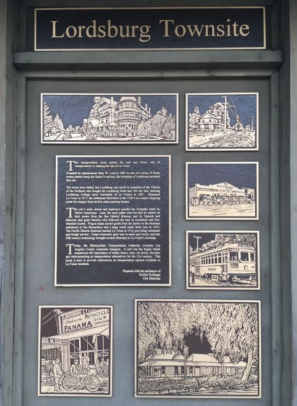 Lordsburg Townsite Marker image. Click for full size.