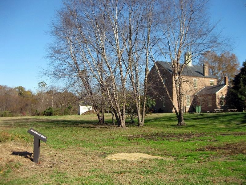 Port Tobacco Jail Marker & Port Tobacco Courthouse exterior.. Click for full size. Port Tobacco Jail Marker & Port Tobacco Courthouse exterior. image. Click for full size.
