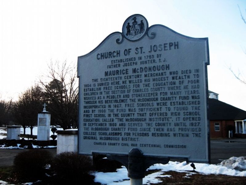Church of St. Joseph Marker image. Click for full size.