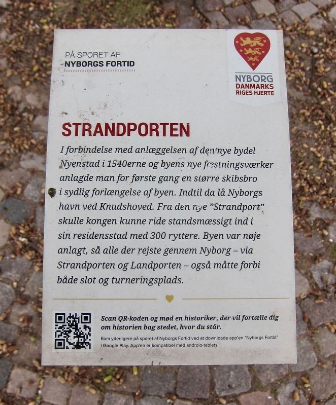 Strandporten / Strand Port Marker image. Click for full size.