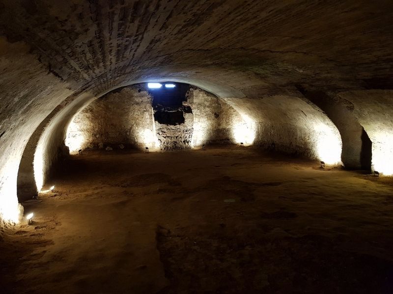 A crypt at the ruins of the Cathedral of Santiago de Guatemala image. Click for full size.