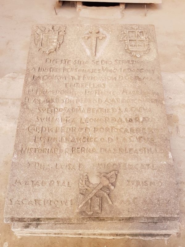 Notable Burials at the Cathedral of Santiago de Guatemala Marker image. Click for full size.