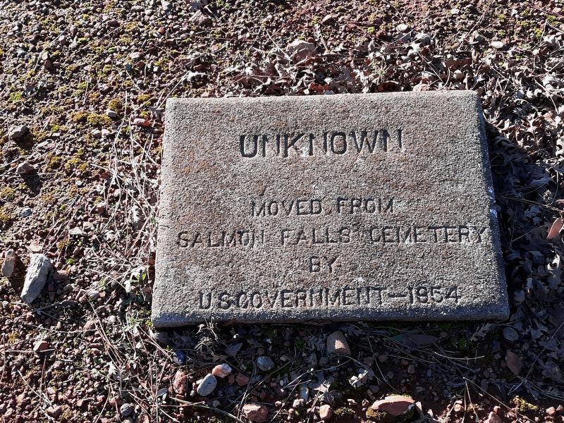 Unknown Grave Marker image. Click for full size.