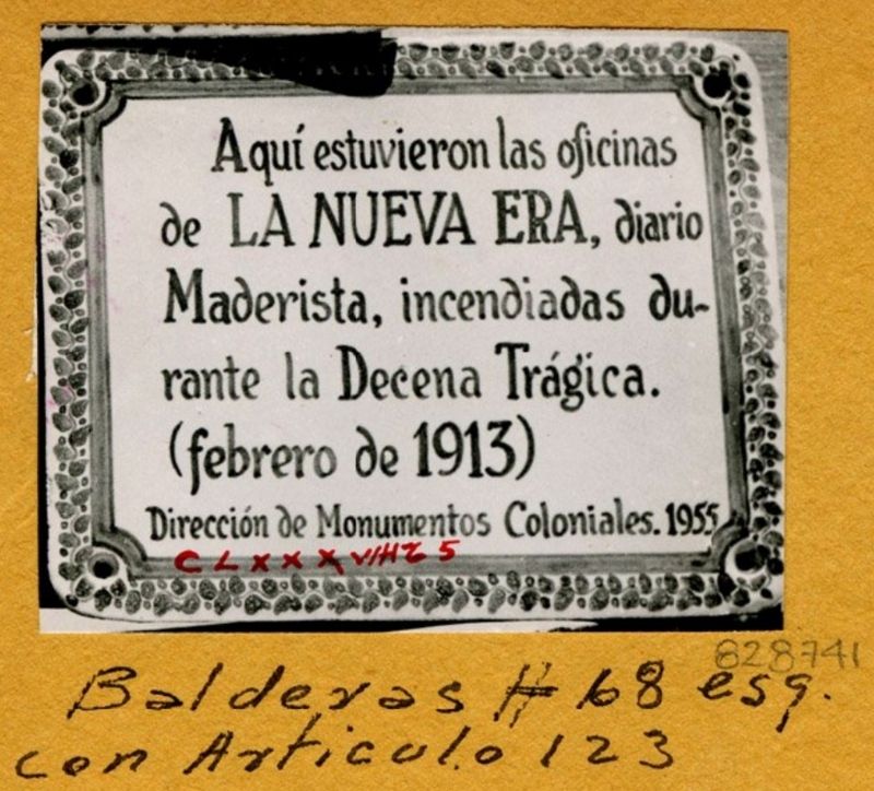 La Nueva Era Marker. Click for full size. La Nueva Era Marker image. Click for full size.