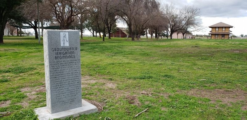 Groundwater Irrigation Beginnings Marker. Click for full size. Groundwater Irrigation Beginnings Marker image. Click for full size.
