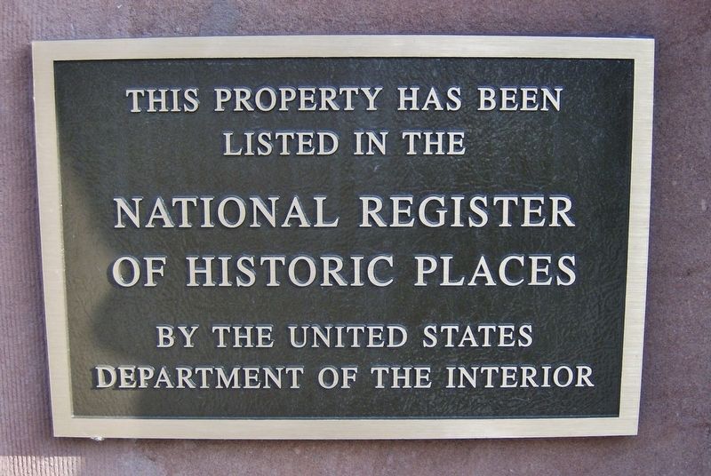 Grand Opera House National Register of Historic Places plaque image. Click for full size.