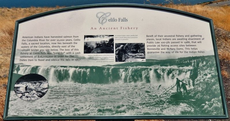 Celilo Falls Marker image. Click for full size.