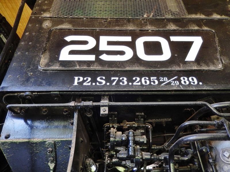 Locomotive No. 2507 Cab Detail image. Click for full size.