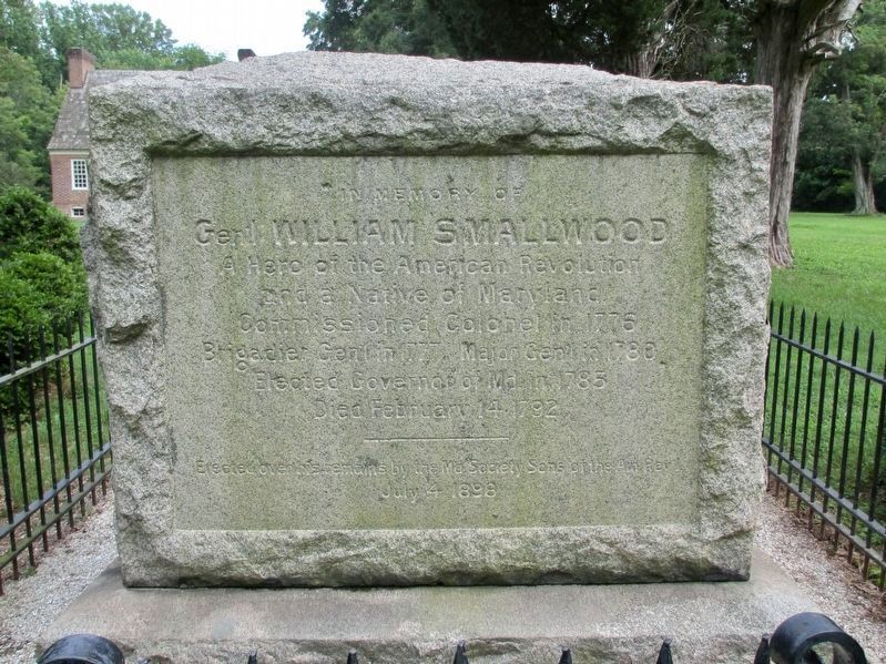 General Smallwood's Gravesite Marker image. Click for full size.