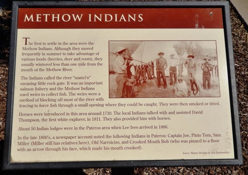 Methow Indians Marker image. Click for full size.