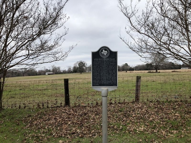 Little Bean's Cherokee Village Marker. Click for full size. Little Bean's Cherokee Village Marker image. Click for full size.