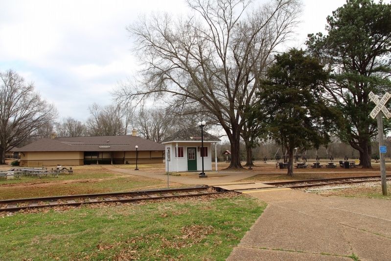 Texas State Railroad Palestine Depot image. Click for full size.