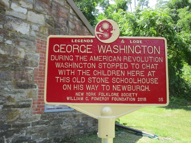 George Washington Marker. Click for full size. George Washington Marker image. Click for full size.