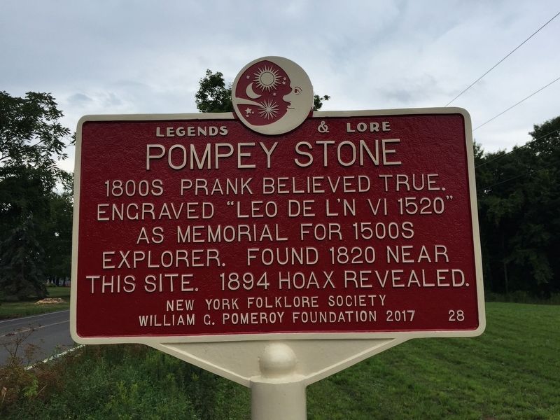 Pompey Stone Marker. Click for full size. Pompey Stone Marker image. Click for full size.