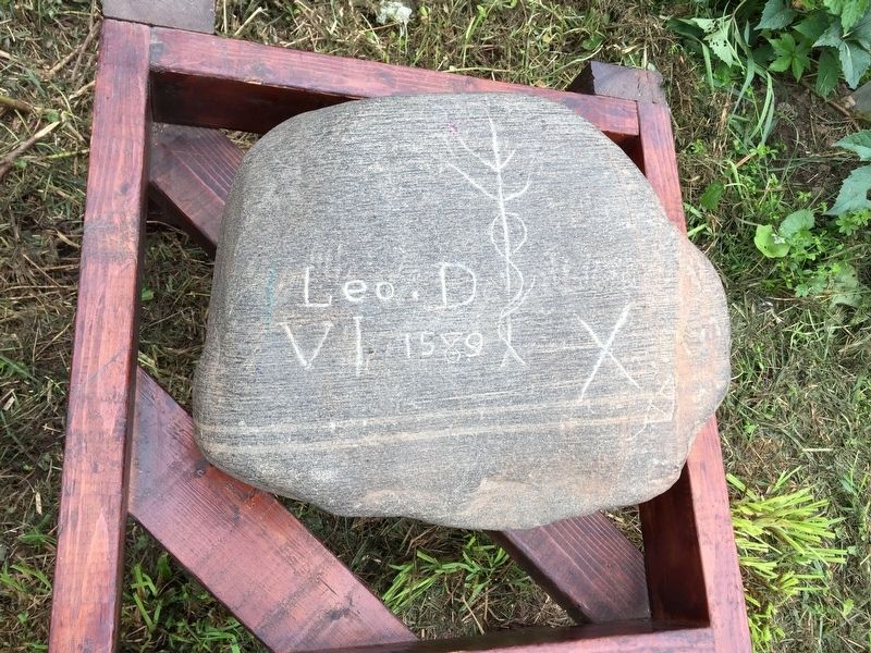 Pompey Stone Marker. Click for full size. Pompey Stone Marker image. Click for full size.