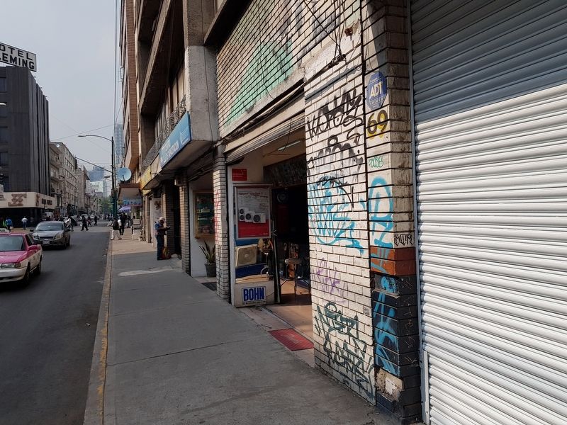 Previous location of the Luis Rodríguez Alconedo Marker. Click for full size. Previous location of the Luis Rodríguez Alconedo Marker image. Click for full size.