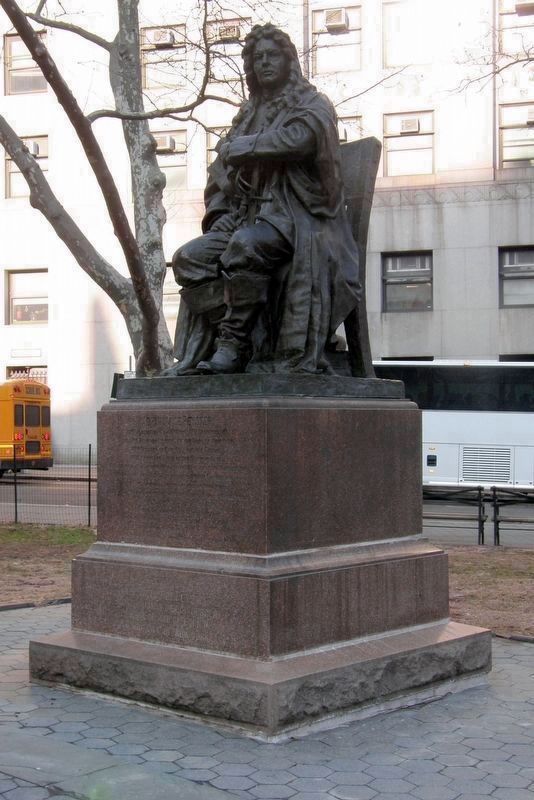 Abraham De Peyster statue, by George Edwin Bissell image. Click for full size.