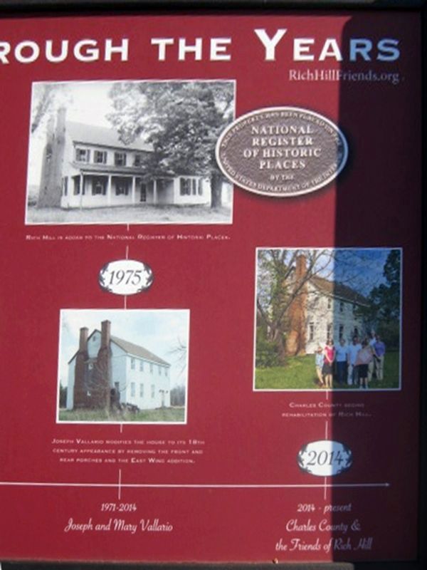 Right half of the Rich Hill Through the Years Marker. Click for full size. Right half of the Rich Hill Through the Years Marker image. Click for full size.