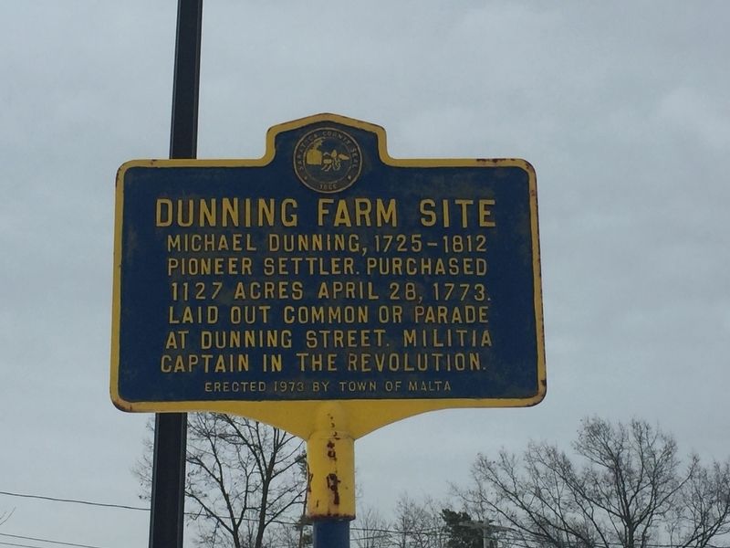 Dunning Farm Site Marker. Click for full size. Dunning Farm Site Marker image. Click for full size.