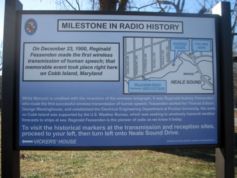 Milestone in Radio History Marker. Click for full size. Milestone in Radio History Marker image. Click for full size.