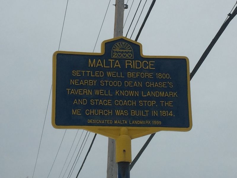 Malta Ridge Marker image. Click for full size.