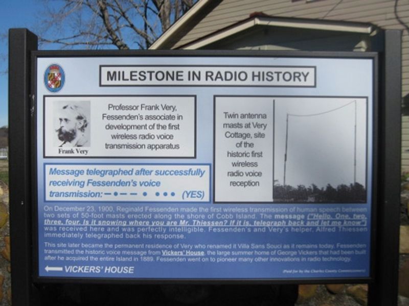 Milestone in Radio History Marker image. Click for full size.