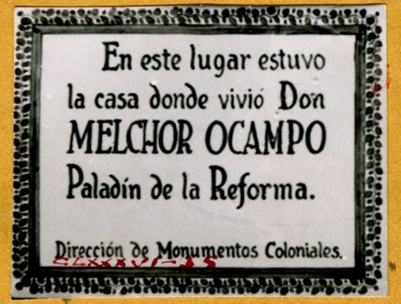 Melchor Ocampo Marker image. Click for full size.