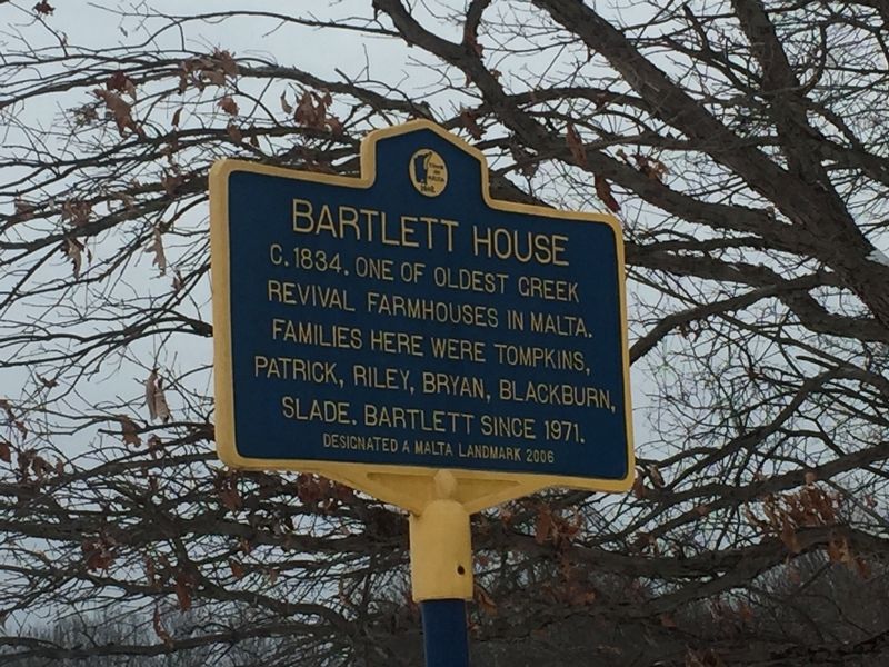 Bartlett House Marker. Click for full size. Bartlett House Marker image. Click for full size.
