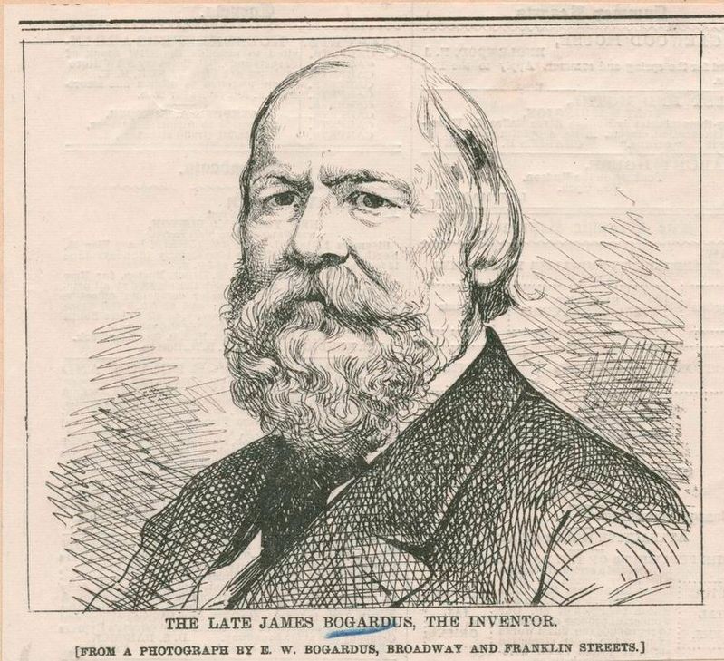 James Bogardus. Click for full size. James Bogardus image. Click for full size.