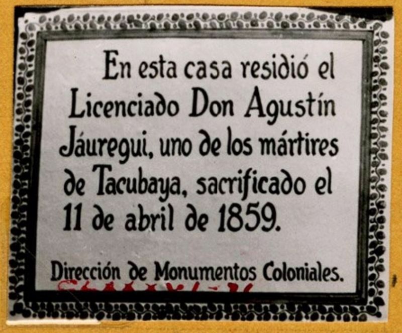 Agustín Jáuregui Marker. Click for full size. Agustín Jáuregui Marker image. Click for full size.