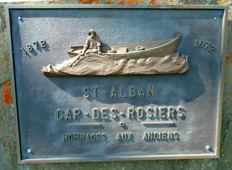 Hommages aux Anciens / Honoring Our Pioneers Marker image. Click for full size.