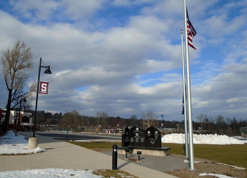 Stroudsburg High School War Memorial. Click for full size. Stroudsburg High School War Memorial image. Click for full size.