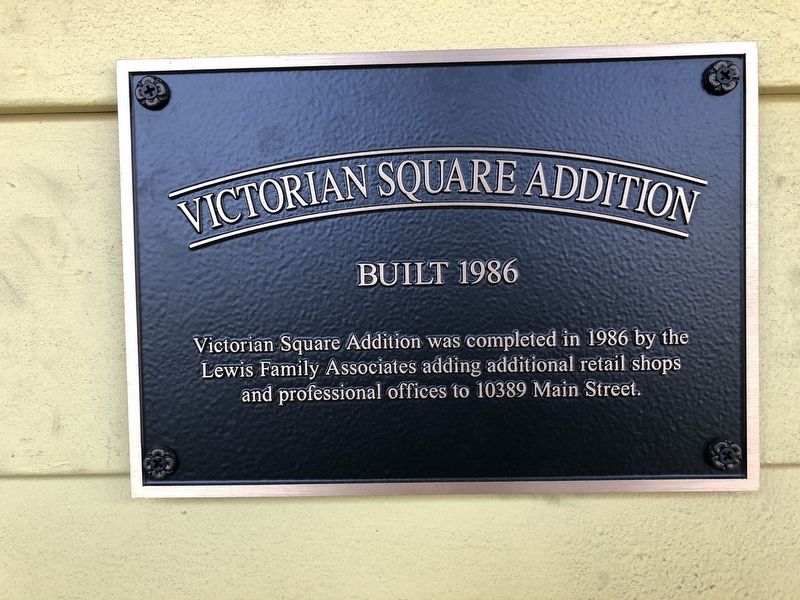 Victorian Square Addition Marker. Click for full size. Victorian Square Addition Marker image. Click for full size.