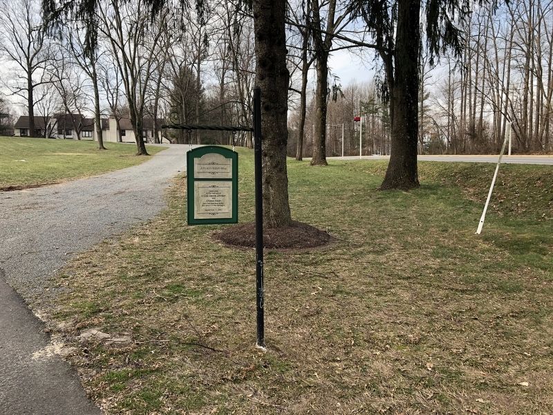 Johnson-Sabin Way Marker. Click for full size. Johnson-Sabin Way Marker image. Click for full size.