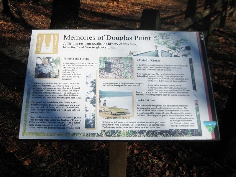 Memories of Douglas Point Marker image. Click for full size.