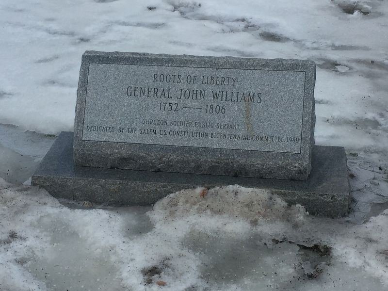 General John Williams Marker image. Click for full size.