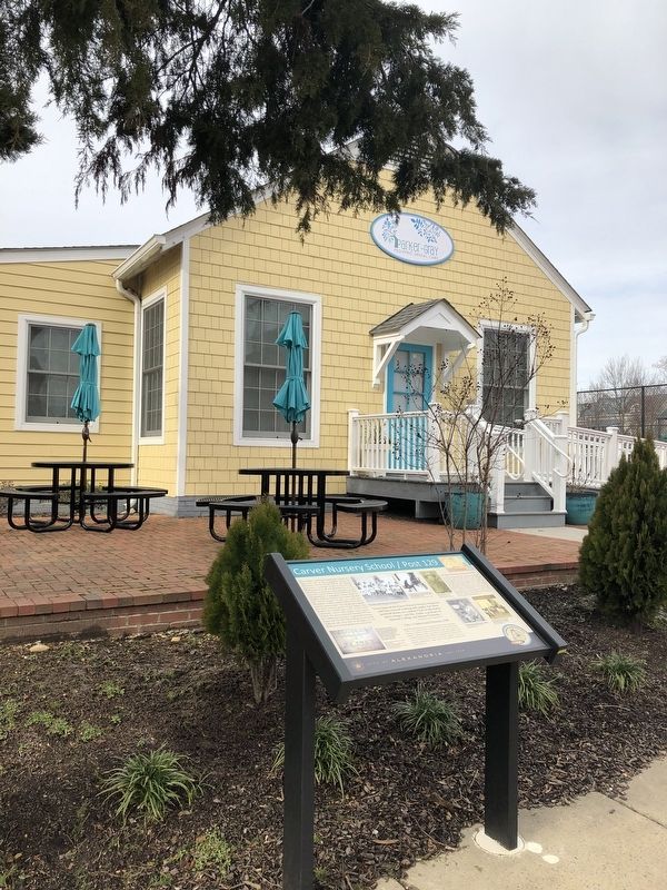 Carver Nursery School / Post 129 Marker. Click for full size. Carver Nursery School / Post 129 Marker image. Click for full size.