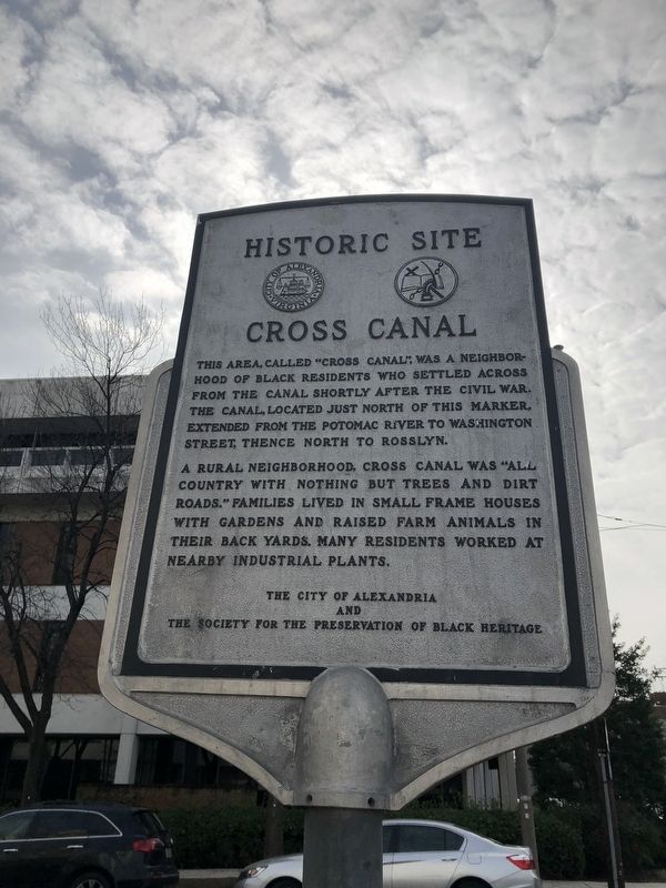 Historic Site Cross Canal Marker image. Click for full size.