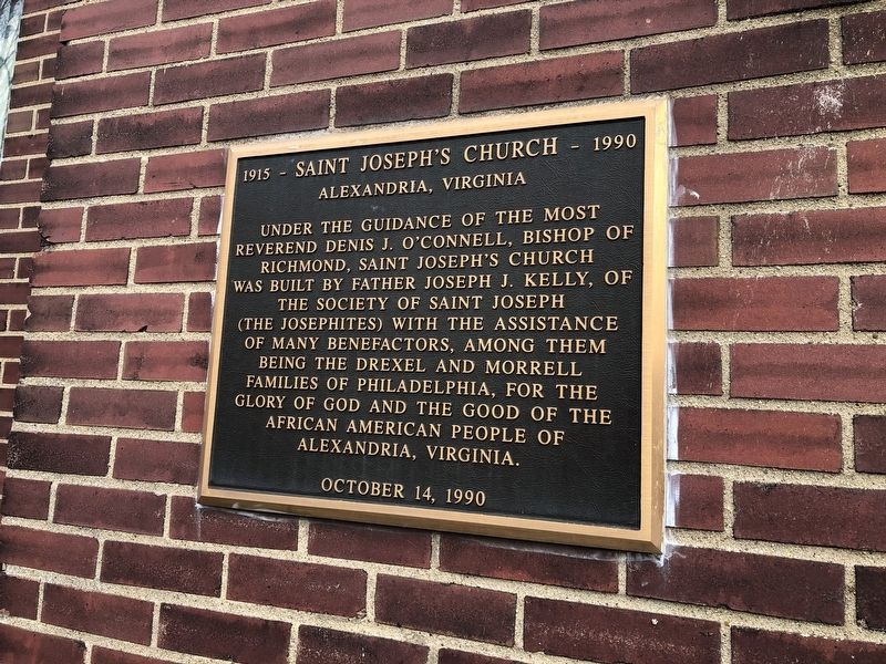 Saint Joseph's Church Marker image. Click for full size.
