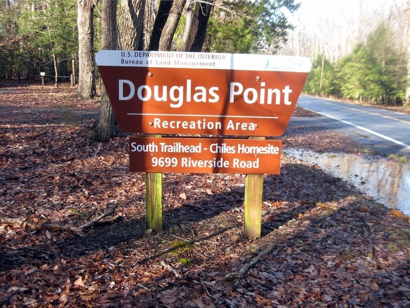 Douglas Point Recreation Area Entrance Sign image. Click for full size.